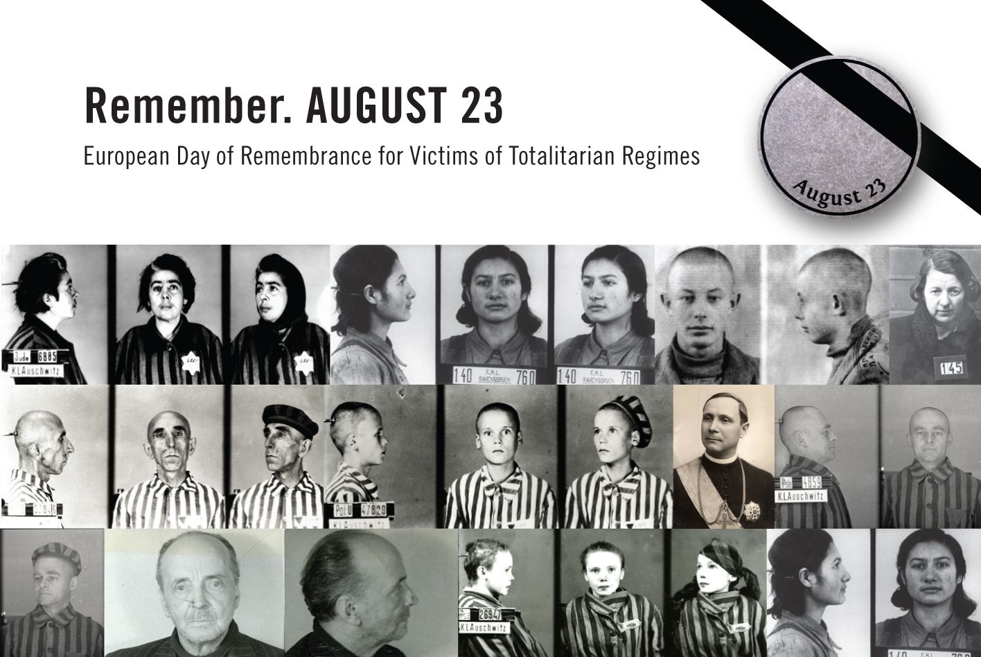 23 August – European Day of Remembrance for Victims of Totalitarian Regimes. Share a sign of remembrance!