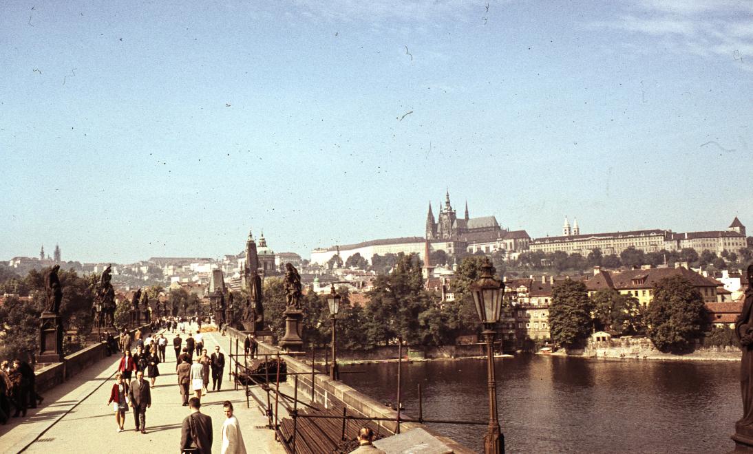 Prague in the late 1960s; photo: LHM / www.fortepan.hu