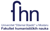 logo of University “Dzemal Bijedic” in Mostar - Faculty of Humanities