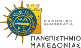 logo of University of Macedonia