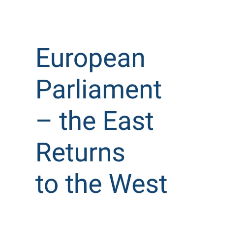 logo of Conference European Parliament - the East Returns to the West project