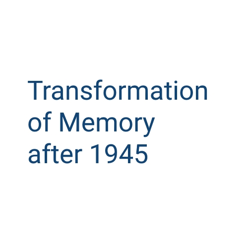 logo of The Transformation of Memory after 1945: European Perspectives on the City, Migration and Remembrance project